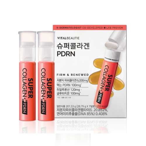 VITAL BEAUTIE Super Collagen PDRN 6000mg 7 Bottles (7-Day Supply)