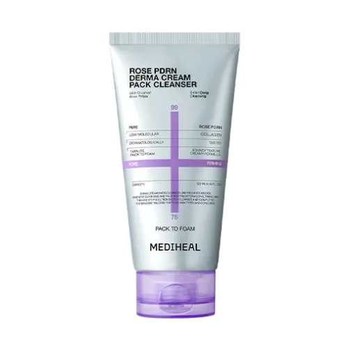 MEDIHEAL Rose PDRN Derma Cream Pack Cleanser 120ml