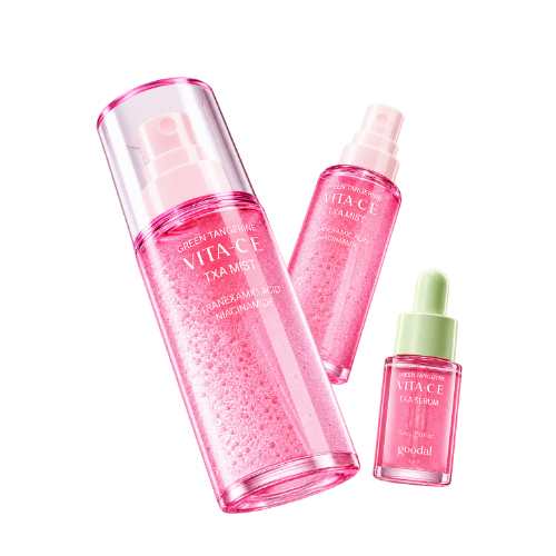 goodal Green Tangerine Vita C E TXA Mist Special Set 100ml + TXA Serum 15ml