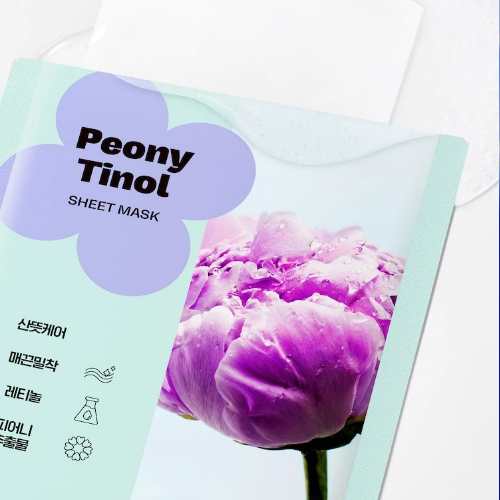 DAISO MIMO by MAMONDE Peony Tinol Sheet Mask 20g