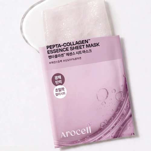 DAISO Arocell Pepta Collagen Essence Mask 25g