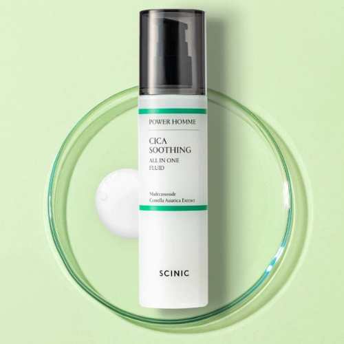 DAISO SCINIC Power Homme Cica Soothing All In One Fluid 150ml