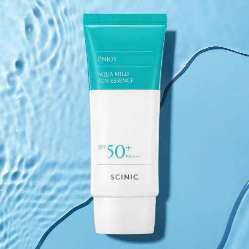 DAISO SCINIC Enjoy Aqua Mild Sun Essence SPF50+ PA++++ 60g