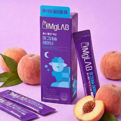 DAISO DONGWHA PHARM BY MAG LAB Magnesium & Theanine 18ml x 5 Sticks (5 Days)