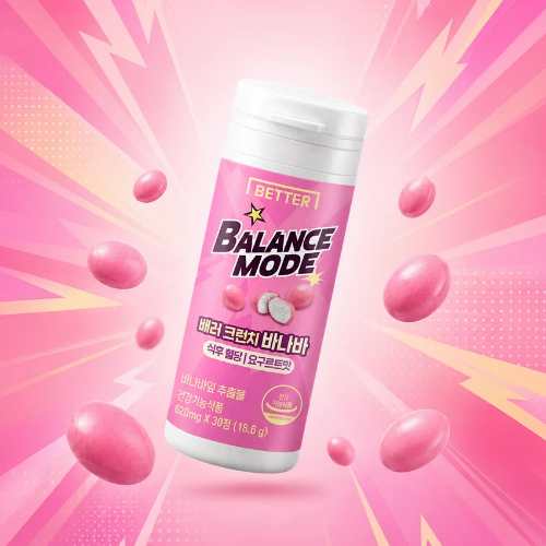 DAISO DONGWHA PHARM Better Crunch Banaba Yogurt Flavor 620mg x 30 Tablets (10 Days)