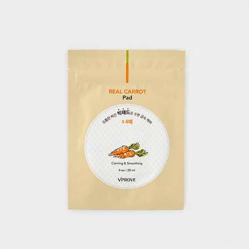DAISO VPROVE Real Carrot Pad 4 Pads