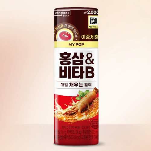 DAISO DONGKOOK PHARMACEUTICAL My Pop Red Ginseng & Vitamin B 100.5g