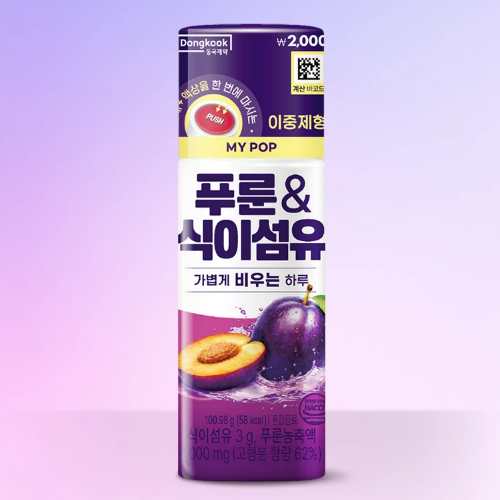 DAISO DONGKOOK PHARMACEUTICAL My Pop Prune & Dietary Fiber 100.98g