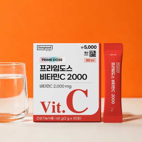 DAISO DONGKOOK PHARMACEUTICAL Prime Dose Vitamin C 2000 2g x 30 Sticks (30 Days)