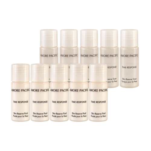 AMOREPACIFIC Time Response Skin Reserve Toner & Fluid Set 5ml x 6ea Each