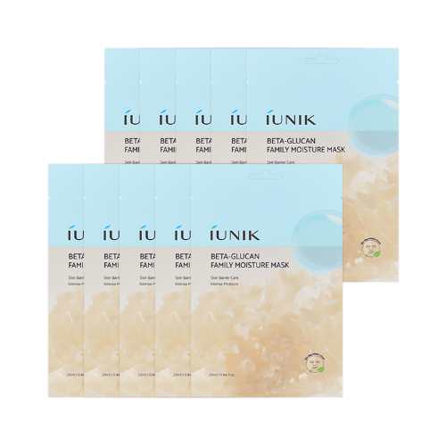 iUNIK Beta-Glucan Family Moisture Mask 25ml x 10 Sheets