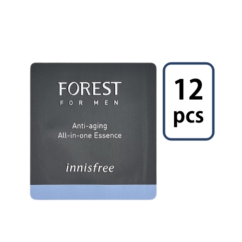 Innisfree FOREST For Men Anti-Aging All-in-one Essence Sample Sachet 1ml*12pcs