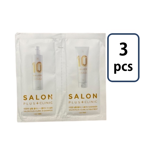 [clearance]Misenscene Salon Plus Clinic 10 Colorful Shampoo + Treatment Sachet 3sets