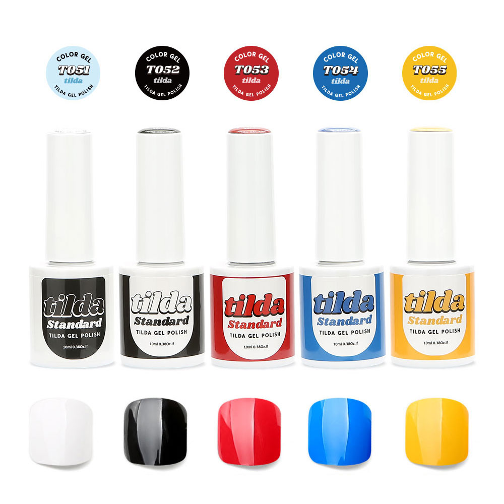 Tilda Color Gel Nail Polish Standard Series 5colors Set