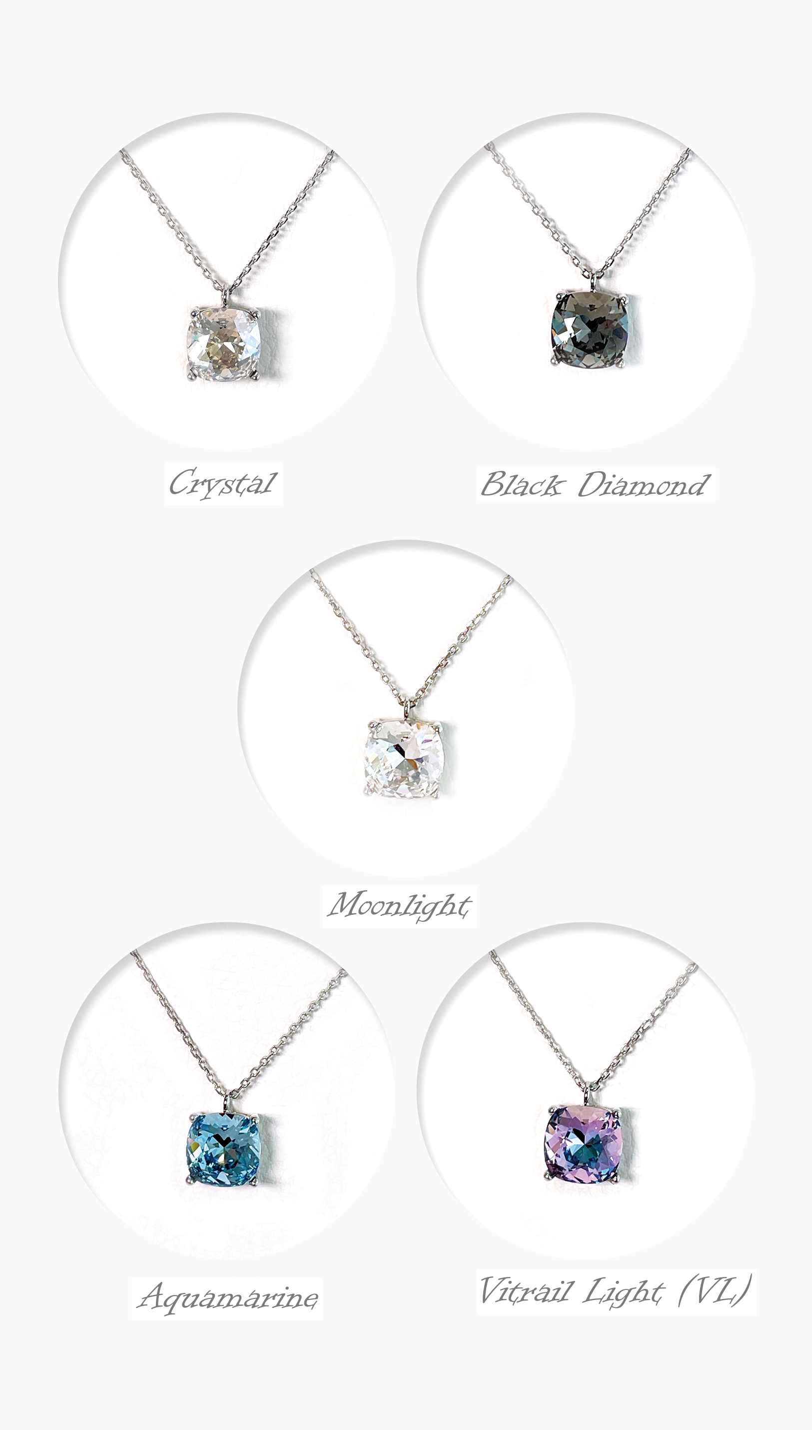 Full Shiny Square Necklace