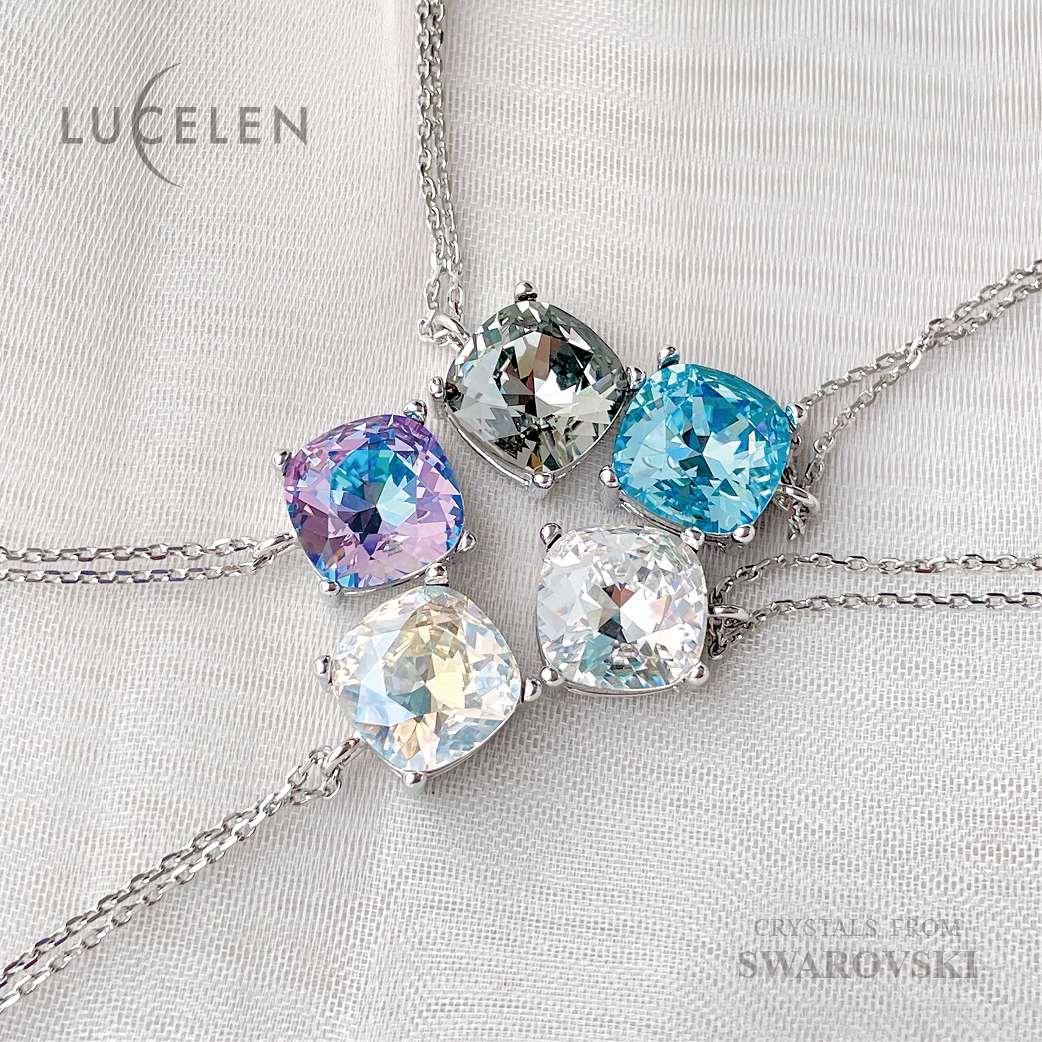 Full Shiny Square Necklace