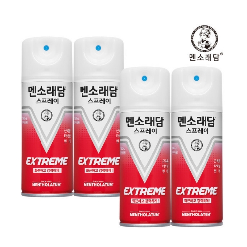 MENTHOLATUM Spray Extreme 180ml*4ea