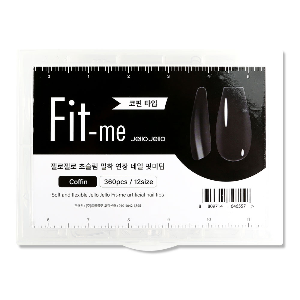 Jello Jello Fit-me Artificial Nail Tip Coffin