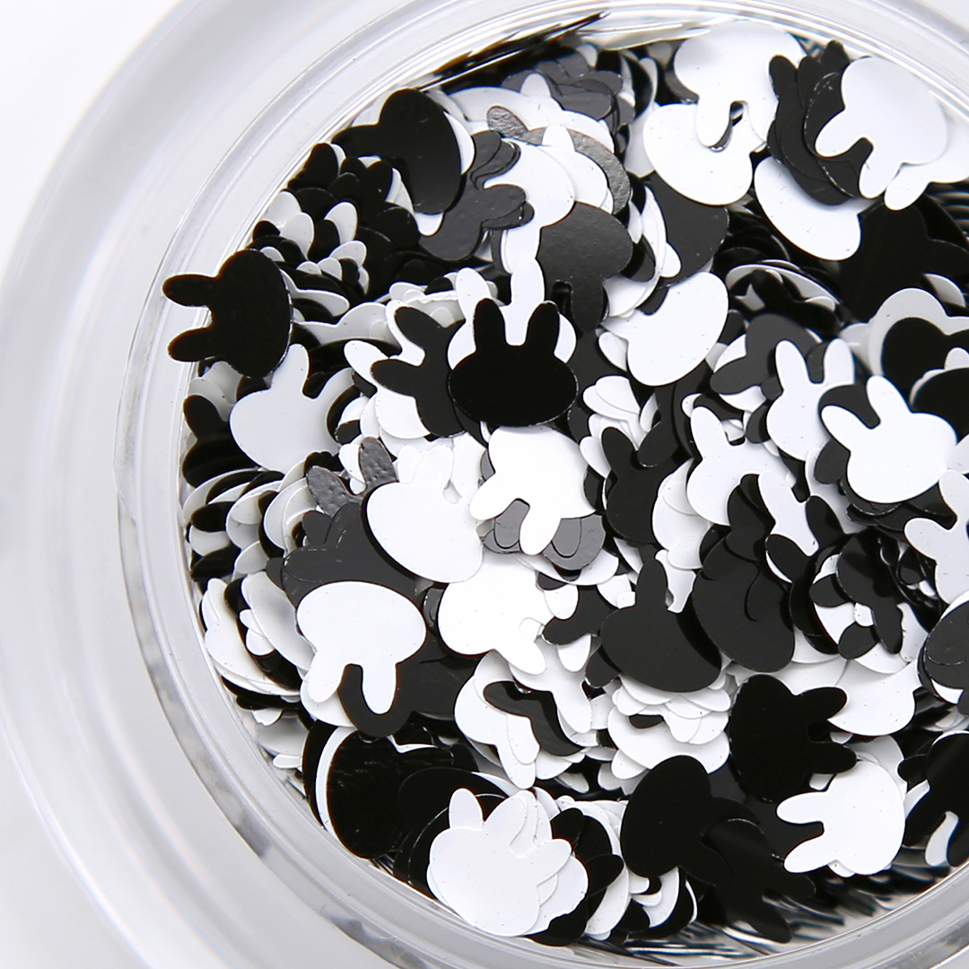 JelloJello Cute Rabbit Nail Glitter for Nail Art 4 Types (GL137~GL140)