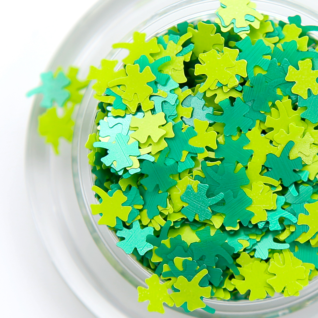 JelloJello Four-Leaf Clover Nail Glitter for Nail Art GL141