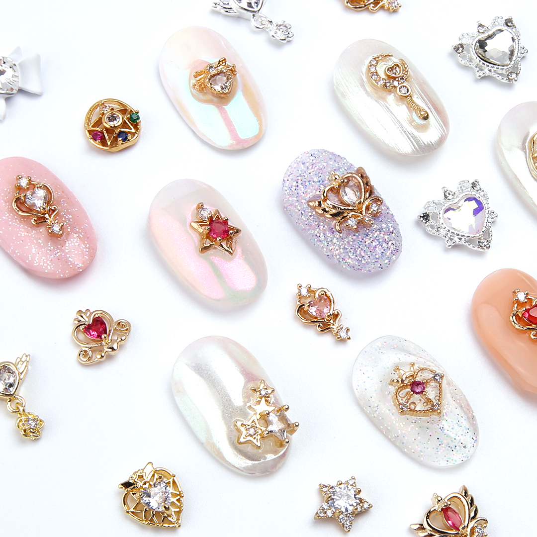 JelloJello Nail Art Moon Crystal Sailor Moon Parts 37 Types