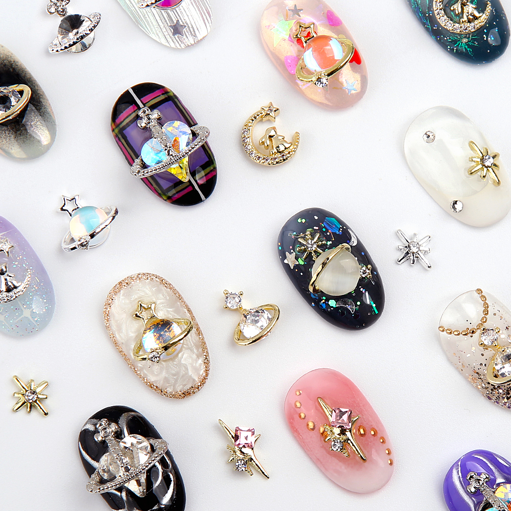 JelloJello Nail Art Star & Moon Parts 60 Types