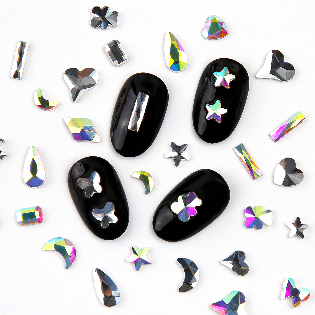 JelloJello Shaped Nail Stones 10pcs