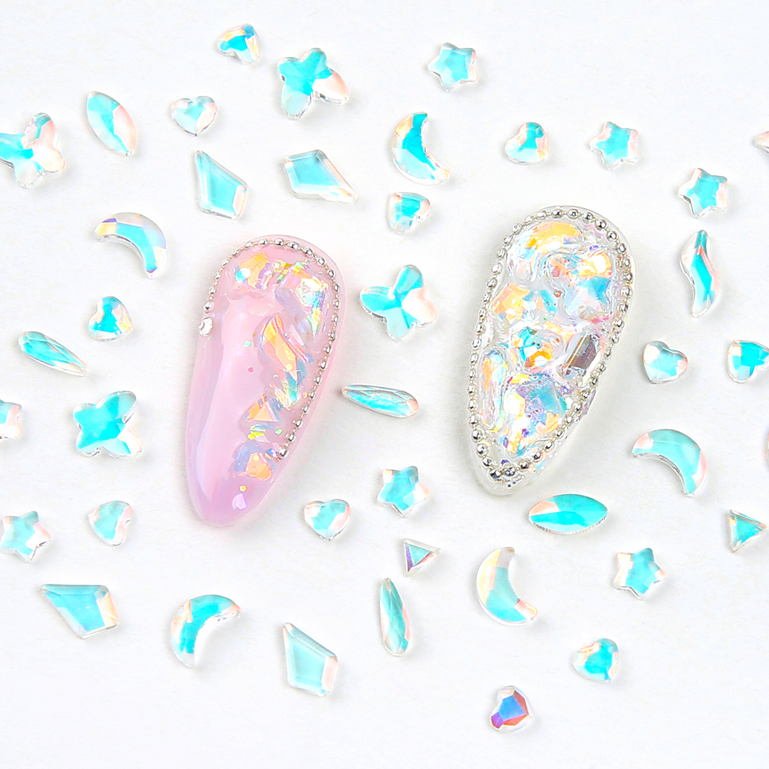 JelloJello Ice Stone Nail Parts 50pcs