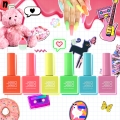 JelloJello Highteen Neon Collection Syrup Summer Gel Nail 6 Types
