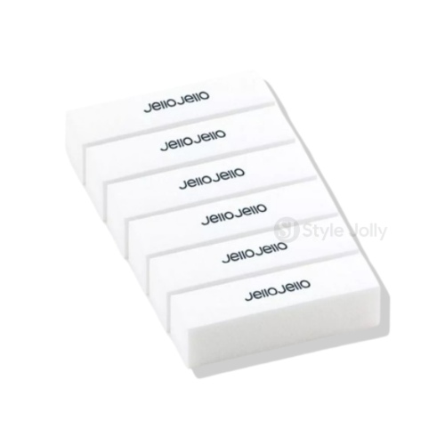 Jello Jello Nail Buffer Block Sanding block white (6 pcs) 