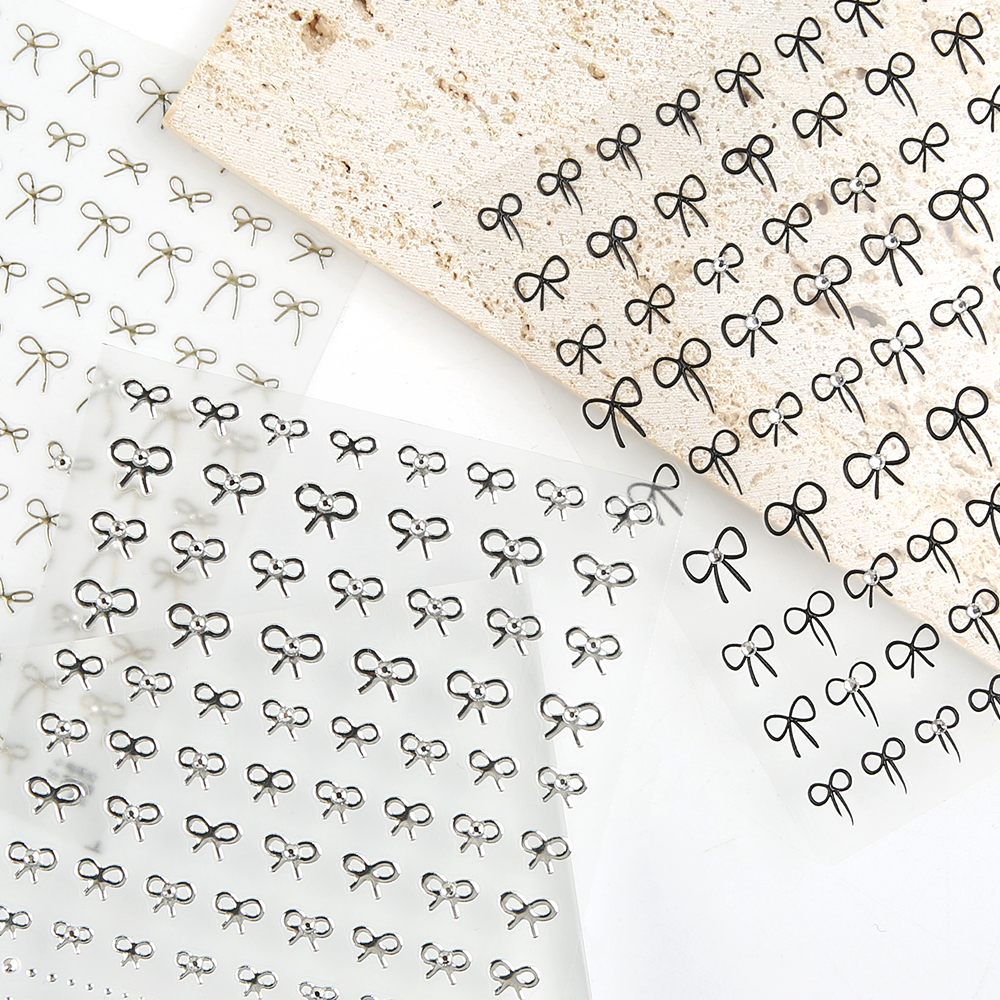 JelloJello Self Gel Nail Art Ribbon Stickers 9 Types (CNS019~CNS027)