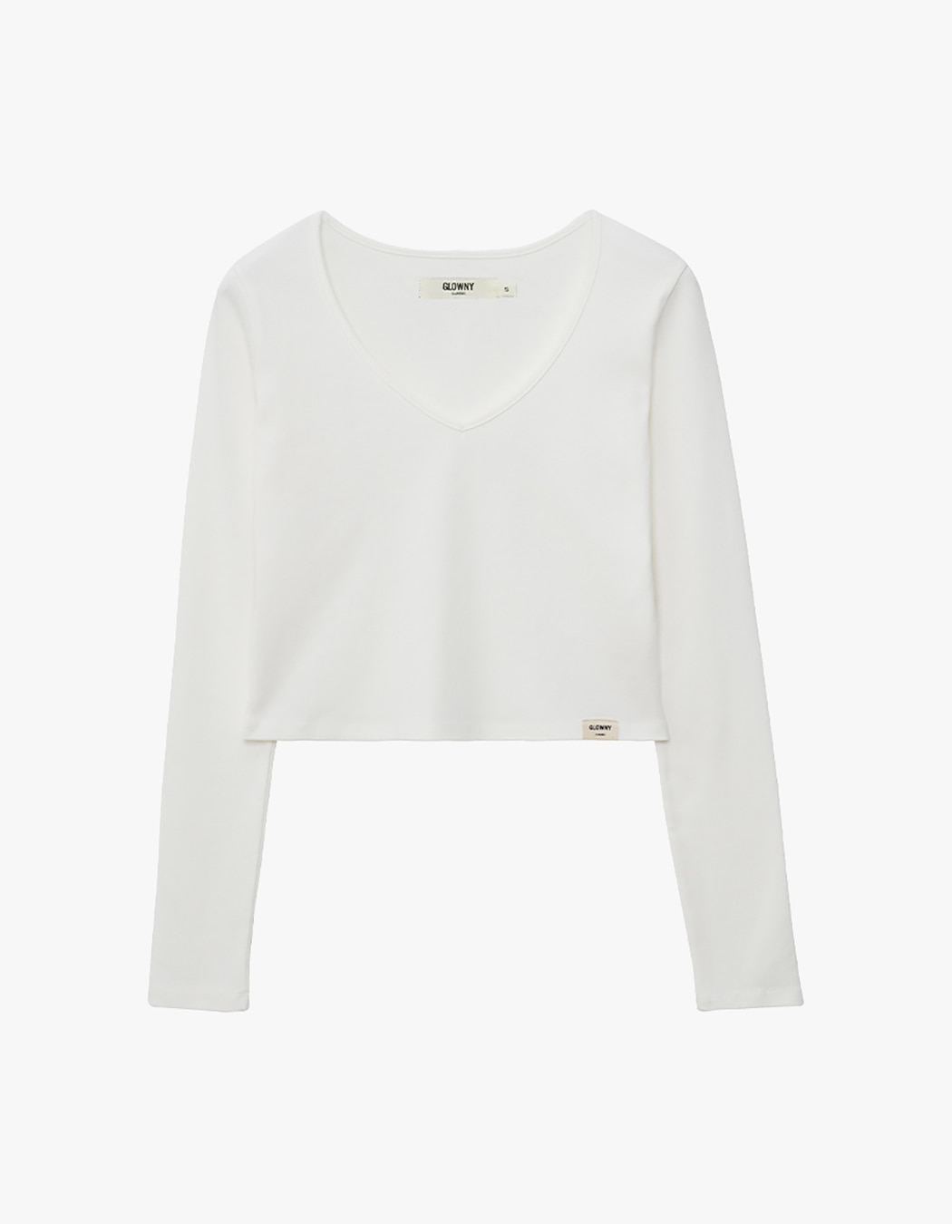 G CLASSIC V-NECK LONG SLEEVE [White/S]