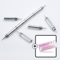 JelloJello Nail Art Tool Block Multi 5-Way Dotting Pen 5-in-1 Set