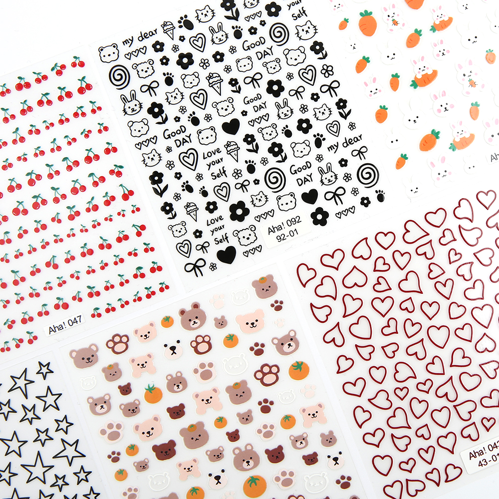 JELLO JELLO Self Gel Nail Nail Art Material Stickers 18 Types (CNS001~CNS018)