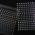 JelloJello Self Gel Nail Art Hologram Star & Heart Stickers 2 Types (CNS070/CNS071)