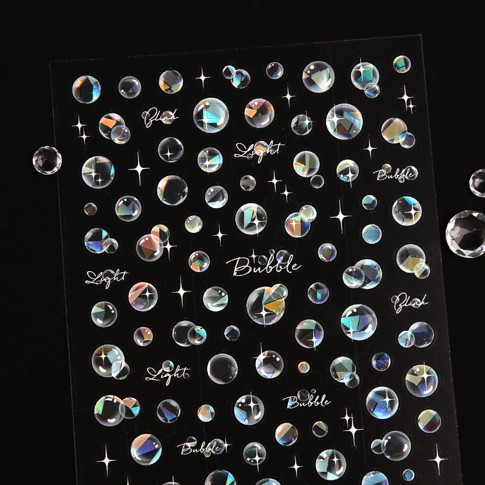 JelloJello Self Gel Nail Art Bubble Stickers CNS065