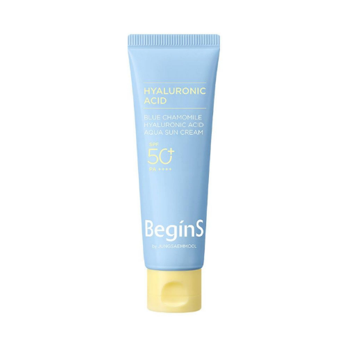 BEGINS By JUNGSAEMMOOL Blue Chamomile Hyaluronic Acid Aqua Sun Cream 50ml