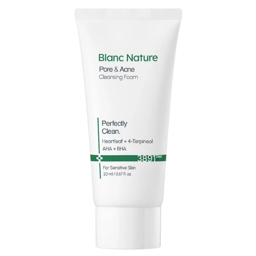 Blanc Nature Pore & Acne Cleansing Foam 20ml